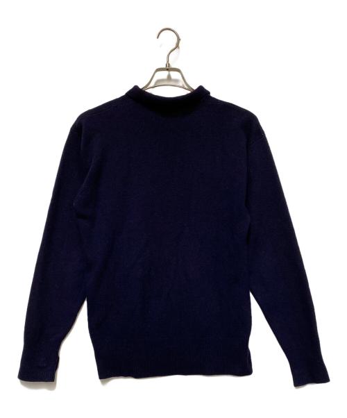 POLO RALPH LAUREN（ポロ・ラルフローレン）POLO RALPH LAUREN (ポロ・ラルフローレン) ニットポロシャツ ネイビー サイズ:Mの古着・服飾アイテム