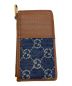 GUCCI (グッチ) コインカードケース ブルー×ブラウン：20000円