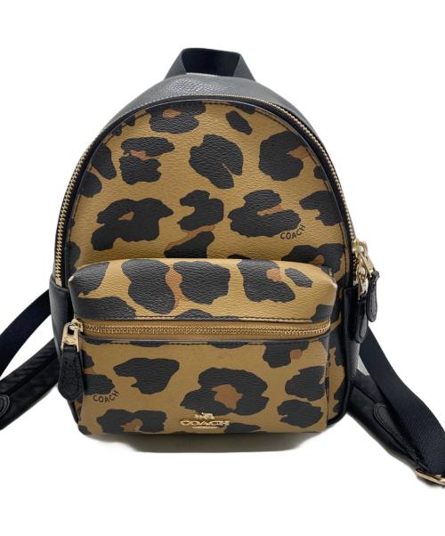 COACH（コーチ）COACH (コーチ) ミニリュック ブラック×カーキの古着・服飾アイテム
