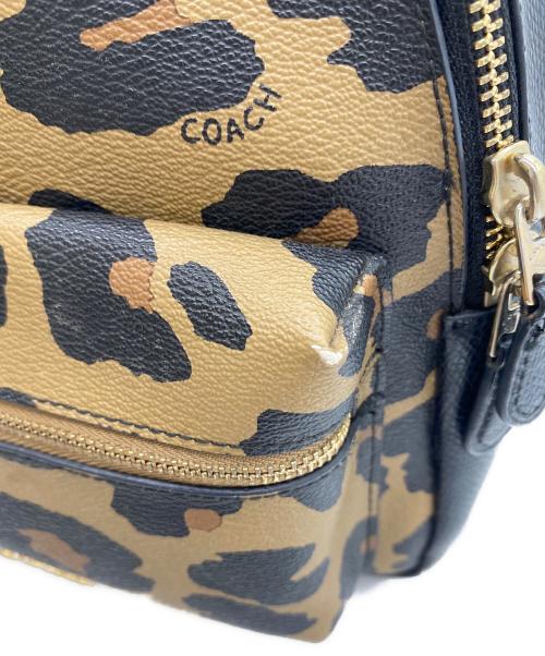 COACH（コーチ）COACH (コーチ) ミニリュック ブラック×カーキの古着・服飾アイテム