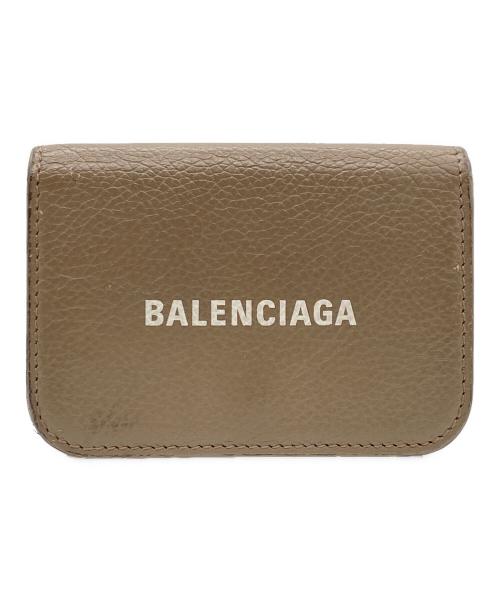 BALENCIAGA（バレンシアガ）BALENCIAGA (バレンシアガ) CASH ミニウォレット ブラウンの古着・服飾アイテム