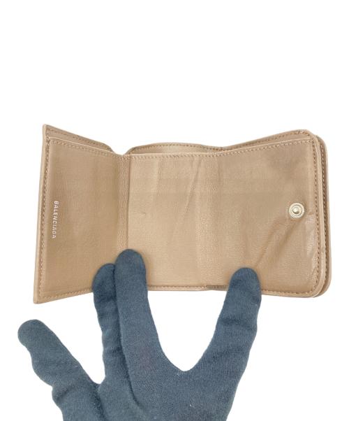 BALENCIAGA（バレンシアガ）BALENCIAGA (バレンシアガ) CASH ミニウォレット ブラウンの古着・服飾アイテム