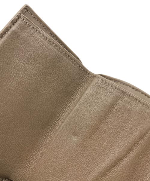 BALENCIAGA（バレンシアガ）BALENCIAGA (バレンシアガ) CASH ミニウォレット ブラウンの古着・服飾アイテム