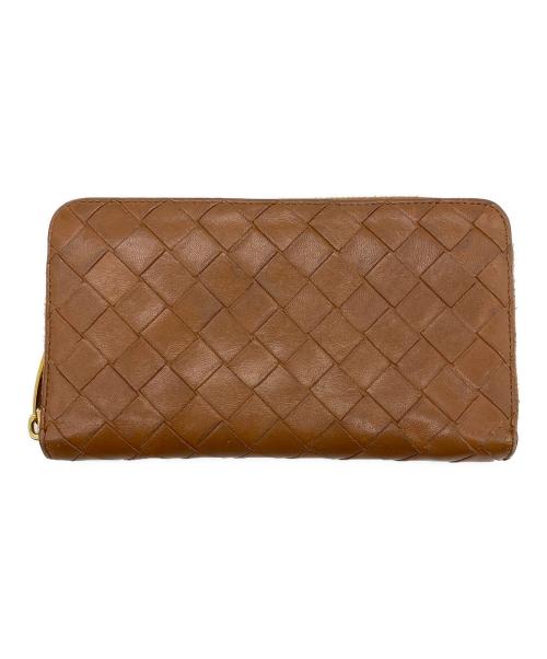 BOTTEGA VENETA（ボッテガベネタ）BOTTEGA VENETA (ボッテガベネタ) 長財布 ブラウンの古着・服飾アイテム