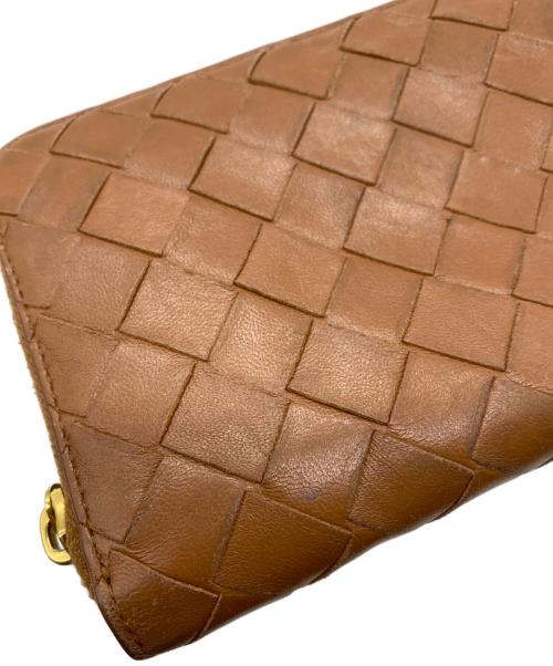 BOTTEGA VENETA（ボッテガベネタ）BOTTEGA VENETA (ボッテガベネタ) 長財布 ブラウンの古着・服飾アイテム