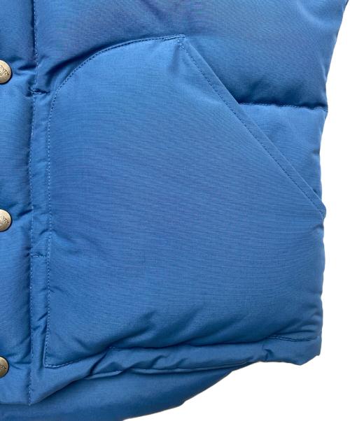 sixty forty（シックスティフォーティ）sixty forty (シックスティフォーティ) ダウンベスト ブルー×カーキ サイズ:Sの古着・服飾アイテム