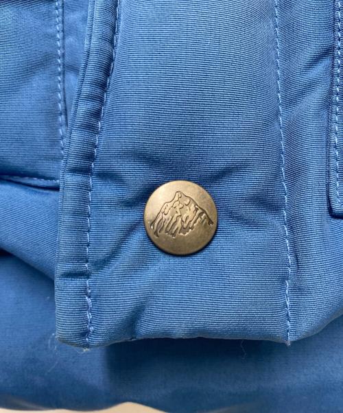 sixty forty（シックスティフォーティ）sixty forty (シックスティフォーティ) ダウンベスト ブルー×カーキ サイズ:Sの古着・服飾アイテム