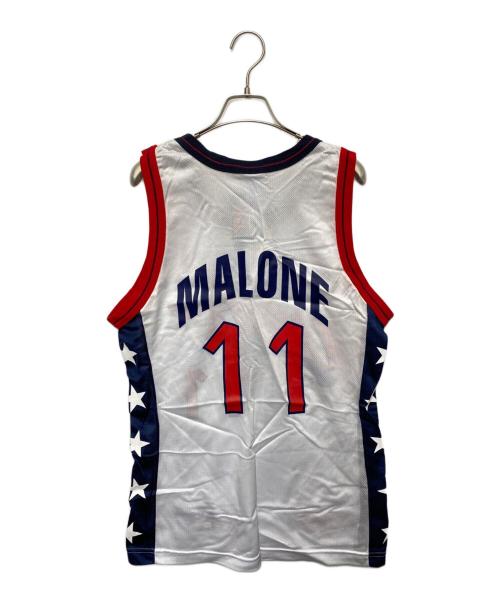Champion（チャンピオン）Champion (チャンピオン) USA代表ユニフォーム レプリカ MALONE ホワイト サイズ:40の古着・服飾アイテム
