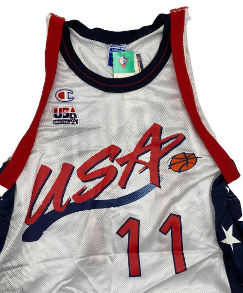 Champion（チャンピオン）Champion (チャンピオン) USA代表ユニフォーム レプリカ MALONE ホワイト サイズ:40の古着・服飾アイテム