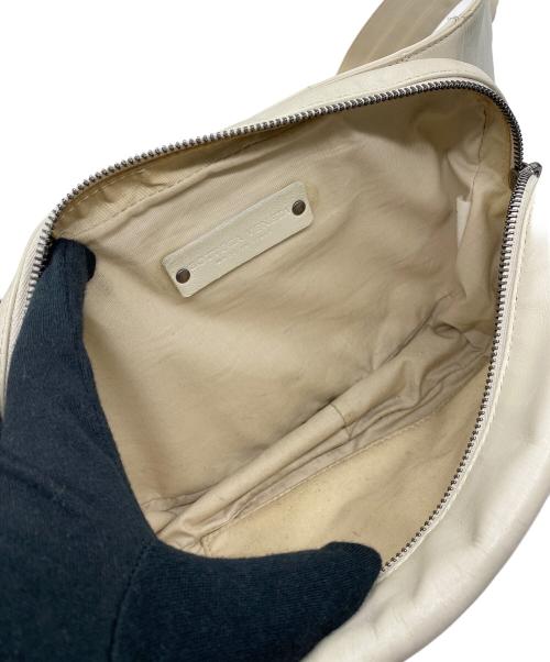 BOTTEGA VENETA（ボッテガベネタ）BOTTEGA VENETA (ボッテガベネタ) イントレチャートウエストバッグ ホワイトの古着・服飾アイテム