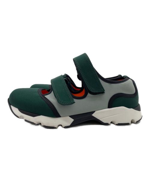 MARNI（マルニ）MARNI (マルニ) ベルクロストラップスニーカー グリーン サイズ:37の古着・服飾アイテム