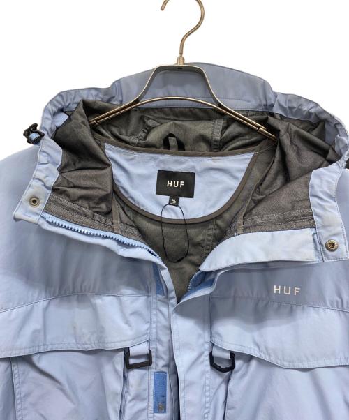 HUF（ハフ）HUF (ハフ) マウンテンパーカー スカイブルー サイズ:XLの古着・服飾アイテム
