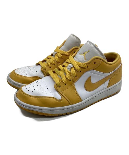 NIKE（ナイキ）NIKE (ナイキ) Air Jordan 1 Low イエロー×ホワイト サイズ:27㎝の古着・服飾アイテム