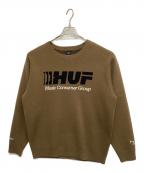 HUFハフ）の古着「ニット」｜オリーブ