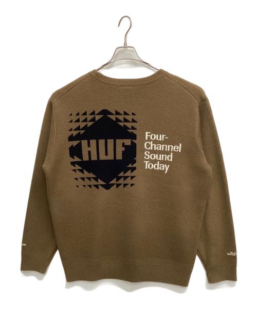 HUF（ハフ）HUF (ハフ) ニット オリーブ サイズ:Ｌの古着・服飾アイテム