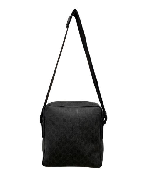 GUCCI（グッチ）GUCCI (グッチ) GGスプリームショルダーバッグ ブラックの古着・服飾アイテム