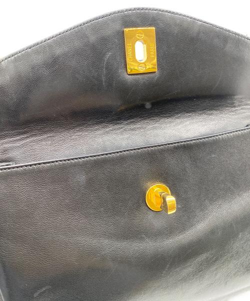 CHANEL（シャネル）CHANEL (シャネル) ココマーク キャビアスキン チェーントートバッグ ブラックの古着・服飾アイテム