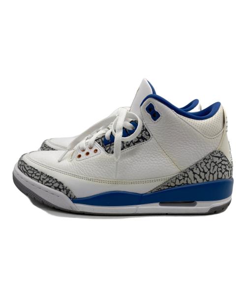 AIR JORDAN 3（エアジョーダン3）AIR JORDAN 3  (エアジョーダン3) AIR JORDAN 3 RETRO ホワイト×ブルー サイズ:10.5の古着・服飾アイテム