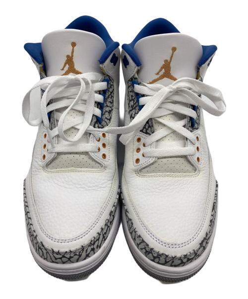 AIR JORDAN 3（エアジョーダン3）AIR JORDAN 3  (エアジョーダン3) AIR JORDAN 3 RETRO ホワイト×ブルー サイズ:10.5の古着・服飾アイテム