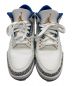 中古・古着 AIR JORDAN 3  (エアジョーダン3) AIR JORDAN 3 RETRO ホワイト×ブルー サイズ:10.5：18000円