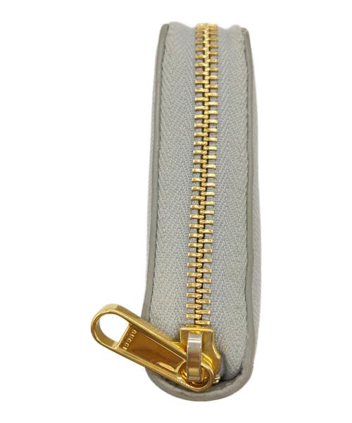 GUCCI（グッチ）GUCCI (グッチ) スクリプト ジップアラウンドウォレット グレーの古着・服飾アイテム