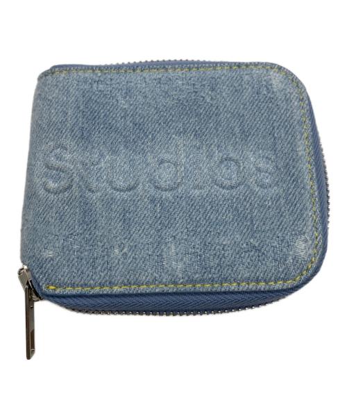 Acne studios（アクネ ストゥディオス）ACNE STUDIOS (アクネ ストゥディオス) コンパクトウォレット インディゴの古着・服飾アイテム