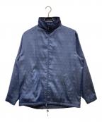 HUNTING WORLDハンティングワールド）の古着「総柄ナイロンブルゾン ITALY」｜ネイビー
