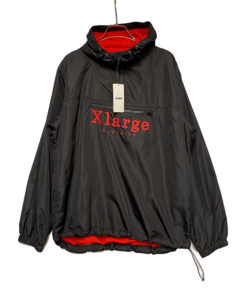 X-LARGE（エクストララージ）X-LARGE (エクストララージ) X-LARGE　アノラックパーカー ブラック サイズ:SIZE S 未使用品の古着・服飾アイテム