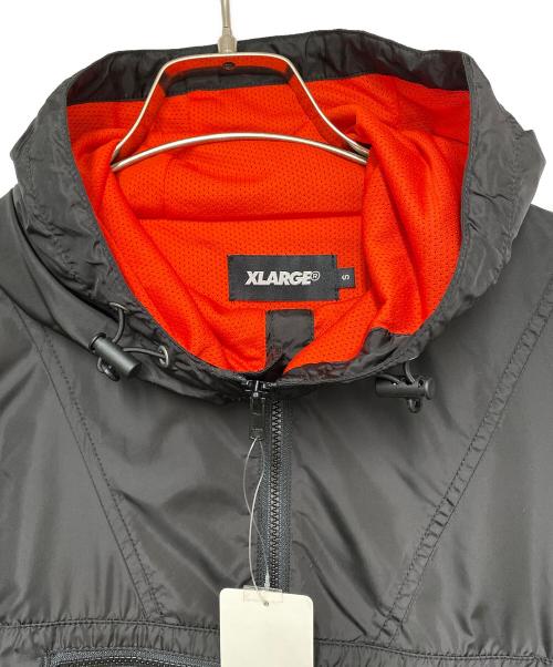 X-LARGE（エクストララージ）X-LARGE (エクストララージ) X-LARGE　アノラックパーカー ブラック サイズ:SIZE S 未使用品の古着・服飾アイテム