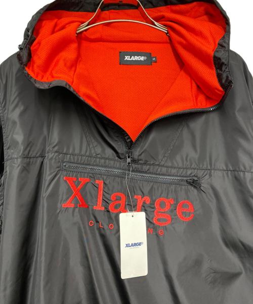 X-LARGE（エクストララージ）X-LARGE (エクストララージ) X-LARGE　アノラックパーカー ブラック サイズ:SIZE S 未使用品の古着・服飾アイテム