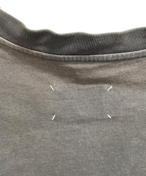 Maison Margiela（メゾンマルジェラ）Maison Margiela (メゾンマルジェラ) 21SS TAPE LOGO TEE ブラック サイズ:44の古着・服飾アイテム