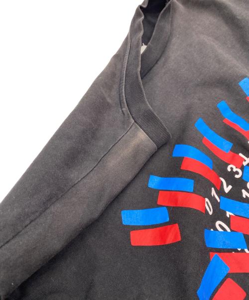 Maison Margiela（メゾンマルジェラ）Maison Margiela (メゾンマルジェラ) 21SS TAPE LOGO TEE ブラック サイズ:44の古着・服飾アイテム