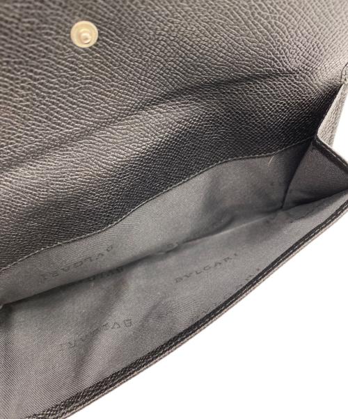 BVLGARI（ブルガリ）BVLGARI (ブルガリ) 2つ折り財布 ブラックの古着・服飾アイテム