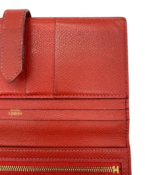 HERMES（エルメス）HERMES (エルメス) 2つ折り財布 レッドの古着・服飾アイテム
