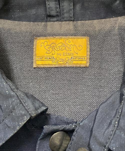 BROWN by 2-tacs（ブラウンバイツータックス）BROWN by 2-tacs (ブラウンバイツータックス) ナイロンコーチジャケット ブラック サイズ:不明の古着・服飾アイテム