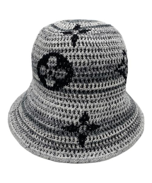 LOUIS VUITTON（ルイ ヴィトン）LOUIS VUITTON (ルイ ヴィトン) バケットハット ブラック×ホワイトの古着・服飾アイテム