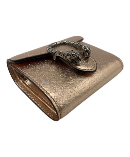 GUCCI（グッチ）GUCCI (グッチ) 3つ折り財布 ピンクの古着・服飾アイテム