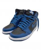 NIKEナイキ）の古着「AIR JORDAN 1 RETRO」｜ブラック×ブルー