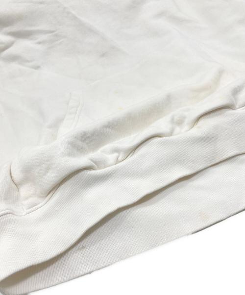 BALENCIAGA（バレンシアガ）BALENCIAGA (バレンシアガ) TEV19 BBロゴプリントプルオーバーパーカー ホワイト サイズ:XSの古着・服飾アイテム