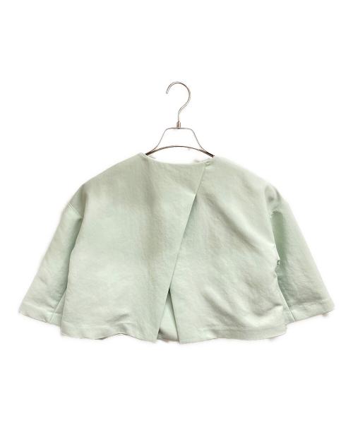 LANVIN en Bleu（ランバンオンブルー）LANVIN en Bleu (ランバンオンブルー) ドライダブルクロスセットアップ グリーン サイズ:36の古着・服飾アイテム