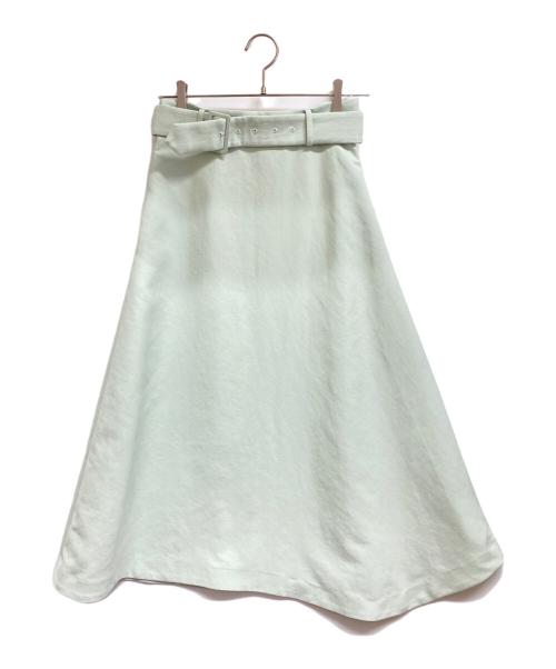 LANVIN en Bleu（ランバンオンブルー）LANVIN en Bleu (ランバンオンブルー) ドライダブルクロスセットアップ グリーン サイズ:36の古着・服飾アイテム