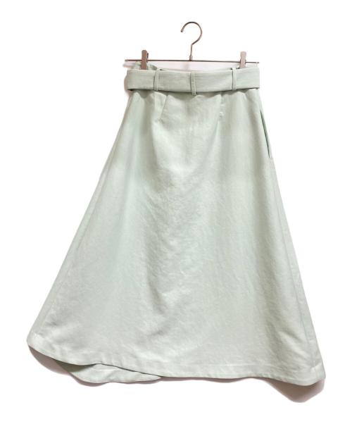 LANVIN en Bleu（ランバンオンブルー）LANVIN en Bleu (ランバンオンブルー) ドライダブルクロスセットアップ グリーン サイズ:36の古着・服飾アイテム