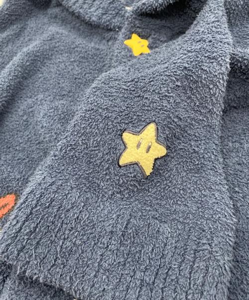 gelato pique（ジェラートピケ）gelato pique (ジェラートピケ) スーパーマリオ ジャガードショールカーディガン ネイビー サイズ:Fの古着・服飾アイテム