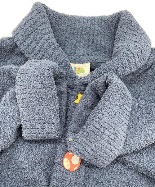 gelato pique（ジェラートピケ）gelato pique (ジェラートピケ) スーパーマリオ ジャガードショールカーディガン ネイビー サイズ:Fの古着・服飾アイテム