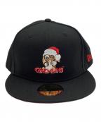 New Era×GREMLINSニューエラ×グレムリン）の古着「キャップ」｜ブラック