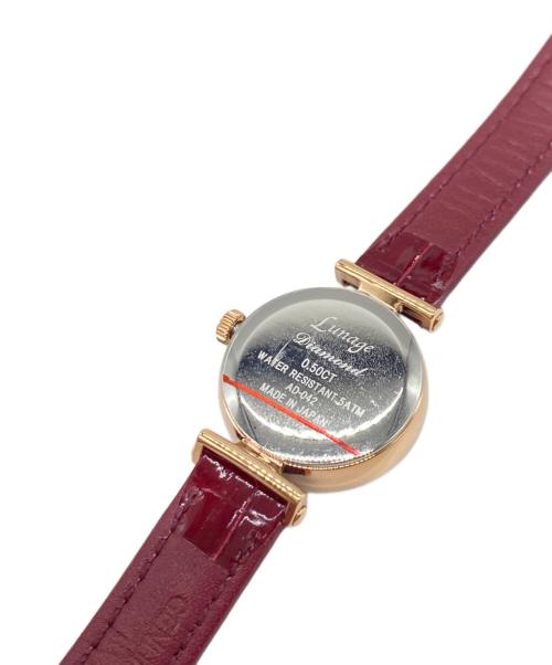 Lunage（ルナージュ）lunage (ルナージュ) ダイヤモンドウォッチ アイボリーの古着・服飾アイテム