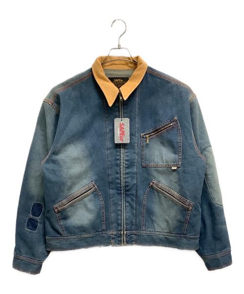 SAPEur（サプール）SAPEur (サプール) ジップデニムジャケット インディゴ サイズ:L 未使用品の古着・服飾アイテム