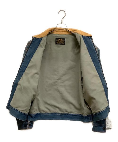 SAPEur（サプール）SAPEur (サプール) ジップデニムジャケット インディゴ サイズ:L 未使用品の古着・服飾アイテム