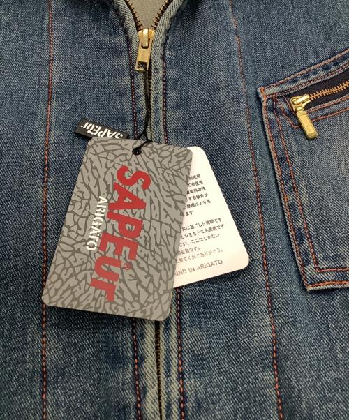SAPEur（サプール）SAPEur (サプール) ジップデニムジャケット インディゴ サイズ:L 未使用品の古着・服飾アイテム