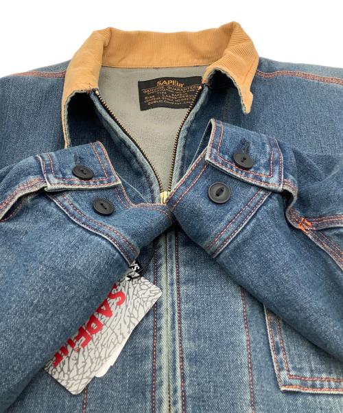 SAPEur（サプール）SAPEur (サプール) ジップデニムジャケット インディゴ サイズ:L 未使用品の古着・服飾アイテム
